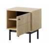 JAPANESE nočný stolík s54 oak otvorený