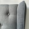 Čalunená manzelska posteľ Aspen detail panelu