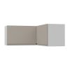 horná rohová nadstavbová skrinka AVELLINO WHITE CASHMERE W14 90 36