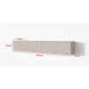 dizajnovy tv stoliky bianco 210cm cashmere rozmery