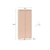 satnikova skrina Level ruzova rozmer