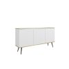 Bijou komoda k160 biela cierne nohy moderna