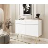 Bijou ksz 107 komoda biela zlate nohy