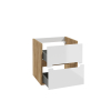 skrinka pod umyvadlo nobu d60 dub craft biely lesk 106 d 06023 otvorene zasuvky