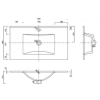 umyvadlo PLAN L1724