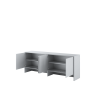 Otvorený nadstavec Lenart BED CONCEPT BC-10 pre sklápaciu posteľ BC-05 sivá