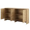 Otvorený nadstavec Lenart BED CONCEPT BC-11 pre sklápaciu posteľ BC-06 dub artisan