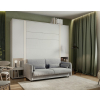 Prakticka sivá pohovka Lenart BED CONCEPT BC-19 k posteli BC-12 biely mat