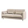 Béžová pohovka Lenart Bed Concept BC-19 do šírky 185 cm