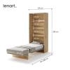 sklapacia postel bed concept bc 03 dub artisan1