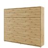Zložená sklápacia posteľ Lenart BED CONCEPT BC-14 | 160 x 200 cm dub artisan