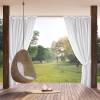 Záves na terasu GARDEN 2 PU | biela 155 x 220 cm