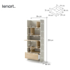 policovy regal bed concept bc 22 kasmir dub nagano rozmery