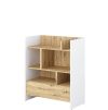 policovy regal bed concept bc 25 biela dub artisan1