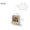 policovy regal bed concept bc 25 kasmir dub nagano rozmery
