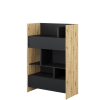 policovy regal bed concept bc 26 dub artisan čierna1