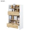 policovy regal bed concept bc 27 biela dub artisan
