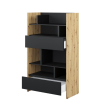 policovy regal bed concept bc 27 dub artisan čierna2