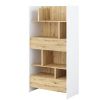 policovy regal bed concept bc 28 biela dub artisan1