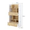 policovy regal bed concept bc 28 biela dub artisan rozmery
