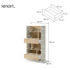 policovy regal bed concept bc 28 kasmir dub nagano rozmery