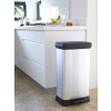 odpadkovy kos DECO BIN 50l strieborna2