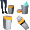 odpadkovy kos flip bin 25l strieborna zlta2