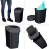odpadkovy kos flip bin 25l cierna strieborna3