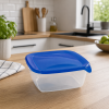 Dóza na potraviny FRESH & GO 0,8L transparentná modrá