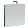 SLEEk zahradny stol 180 biely zlozeny