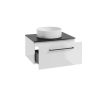 FERATA kupelnova skrinka D80 45 1S biela moderna