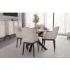 ovalny jedalensky stol OSLO 138x100cm poskytuje dostatok miesta pre 4 osoby