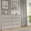 moderna komoda maja cashmere s 8 zasuvkami