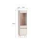 ELANIA vitrína 02 rozmer