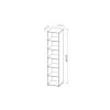 MAXIONE regal R45 rozmery
