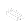 HOPE regal 2s rozmery zasuvky