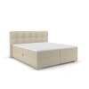 manzelska postel alpina 160x200cm bezova boxspring