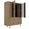 VAOLIA dub cremona vitrina 2F2S otvorena