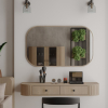 VAOLIA dub cremona toaletny stolik 2S so zrkadlom 702