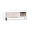 ABEREN cashmere tv stolik 04 rozmer