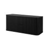 kupelnova skrinka elegance black 120 cm zboku