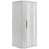 zavesna skrinka elegance white 79 biela ma oble hrany