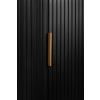 vysoka kupelnova skrinka elegance black 139 zlata uchytka