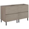 skrinka pod umyvadlo simple tmavy dub 120cm bez dosky na nohach