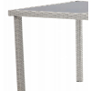 RESTUS zahradny set sivy stol detail