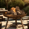 BBQ6445 ohnisko cierne pekne stabilne