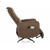 Relaxačné kreslo NESTOR RAVEN | cappuccino 45 polohovacie
