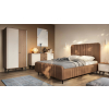 AUNERA postel 140x200 hneda moderna
