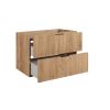 moderna skrinka pod umyvadlo slim dub craft 80 cm otvorene zasuvky
