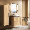 moderne skrinky do kupelne slim dub craft